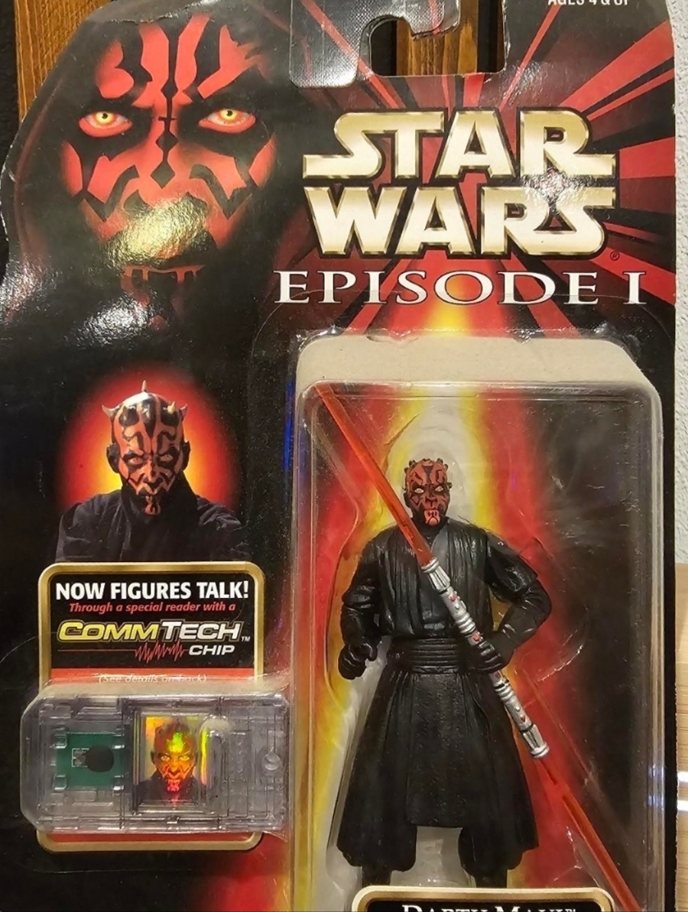 #HASBRO Star Wars Darth Maul CommTech Talking Action Figure
